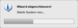 Setup Wizard abgeschlossen